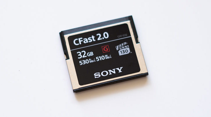 日本未発売 Sony CFast 2.0 Gシリーズ 32GB レビュー